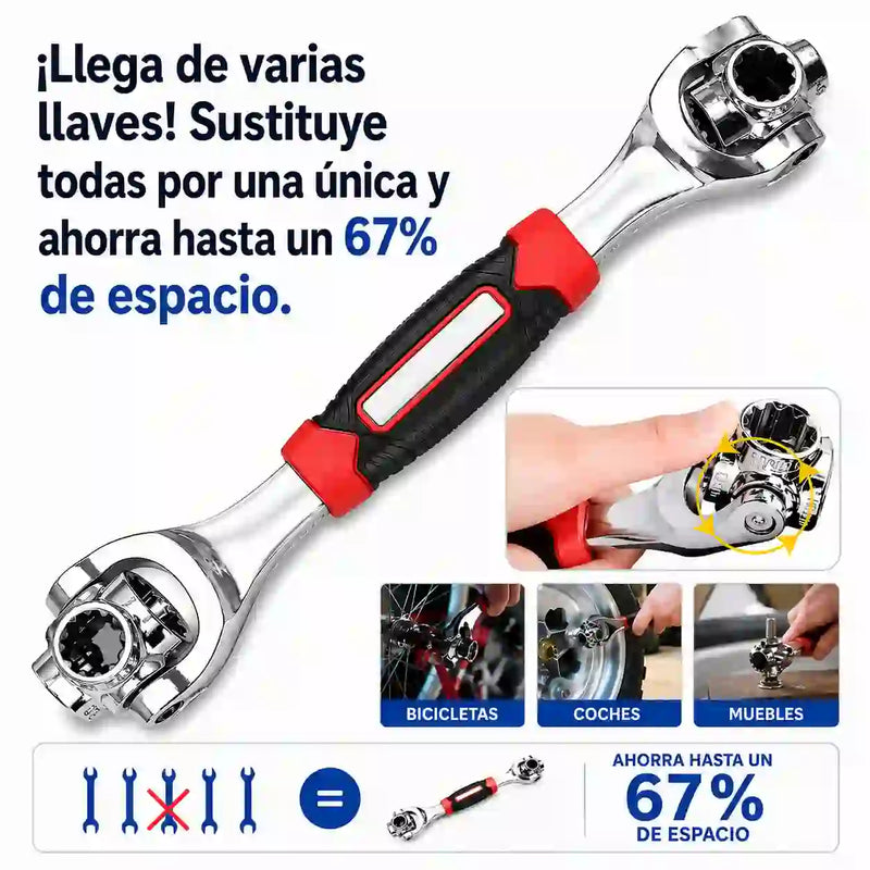 Llave Multiusos 48 en 1 – Fácil de Usar